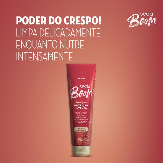 Shampoo Higienizador Seda Boom Nutrição Intensa Bisnaga 250ml - Imagem em destaque