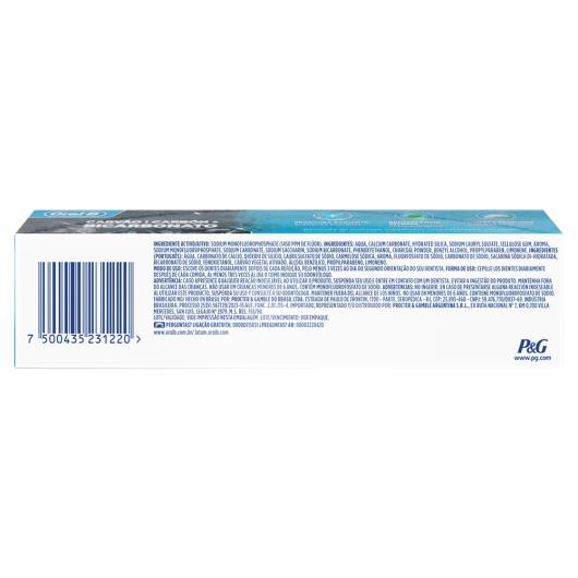 Creme Dental Bicarbonato de Sódio e Carvão Oral-B Extra Branco Caixa 70g - Imagem em destaque