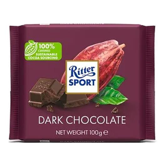 Chocolate Ritter Sport Dark 100g - Imagem em destaque