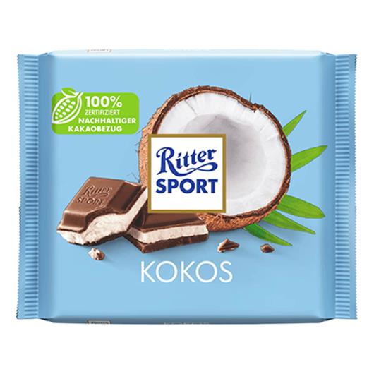 Chocolate Ritter Sport Coconut 100g - Imagem em destaque