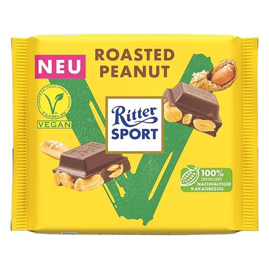 Chocolate Ritter Sport Vegan Roasted Peanut 100G - Imagem em destaque