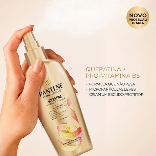 Queratina Pantene Preenche & Blinda Frasco 160ml Spray - Imagem em destaque