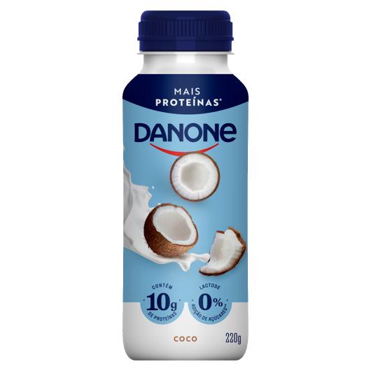 Iogurte Desnatado Mais Proteínas Coco Zero Lactose Danone Frasco 220g - Imagem em destaque