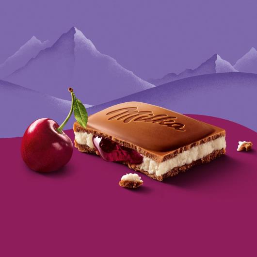 Chocolate Milka Cherry 100G - Imagem em destaque