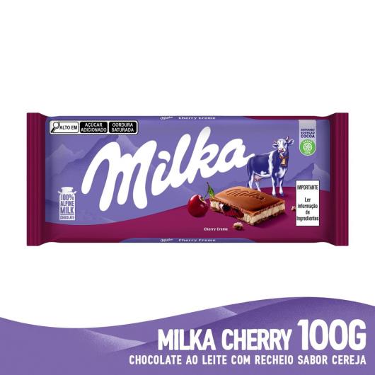 Chocolate Milka Cherry 100G - Imagem em destaque