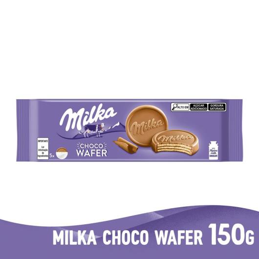 Biscoito Milka Choco Wafer 150G - Imagem em destaque