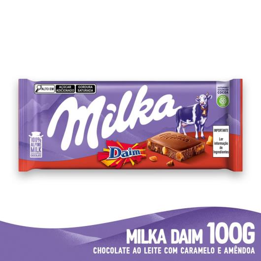 Chocolate Milka Daim 100G - Imagem em destaque
