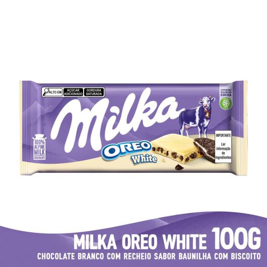Chocolate Branco Milka Oreo 100G - Imagem em destaque