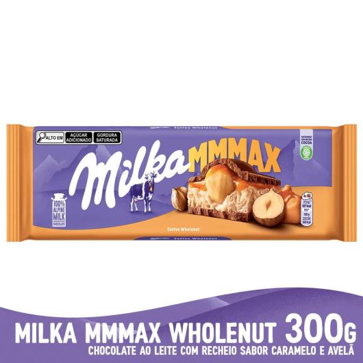 Chocolate Milka MMAX Toffee Wholenut 300G - Imagem em destaque
