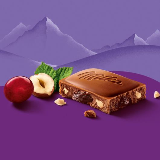 Chocolate Milka Raisins e Nuts 100G - Imagem em destaque