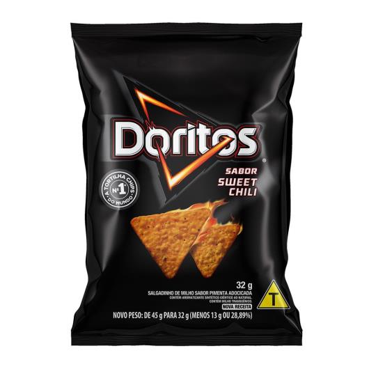 Salgadinho de Milho Sweet Chili Doritos Pacote 32g - Imagem em destaque