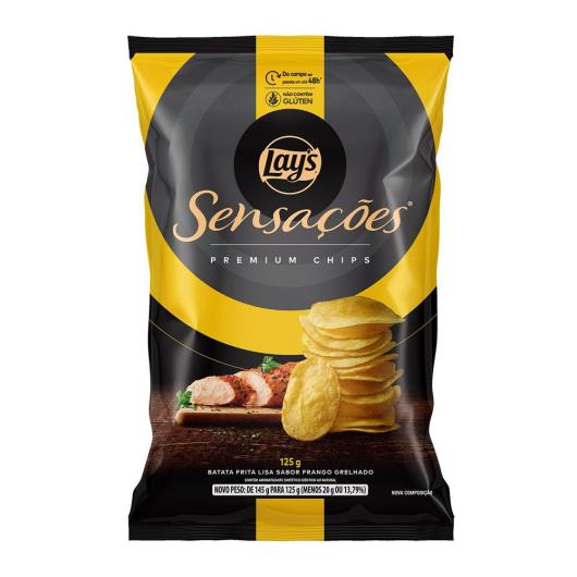 Batata Frita Lisa Frango Grelhado Lay's Sensações Premium 125g - Imagem em destaque