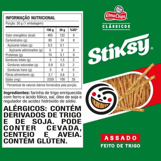 Palitinho Salgado Elma Chips Stiksy 30G - Imagem em destaque