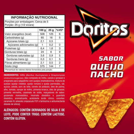 Salgadinho Queijo Nacho Doritos 120G - Imagem em destaque