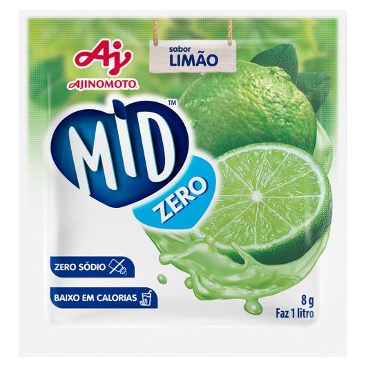 Refresco em Pó Limão Mid Zero Pacote 8g - Imagem em destaque