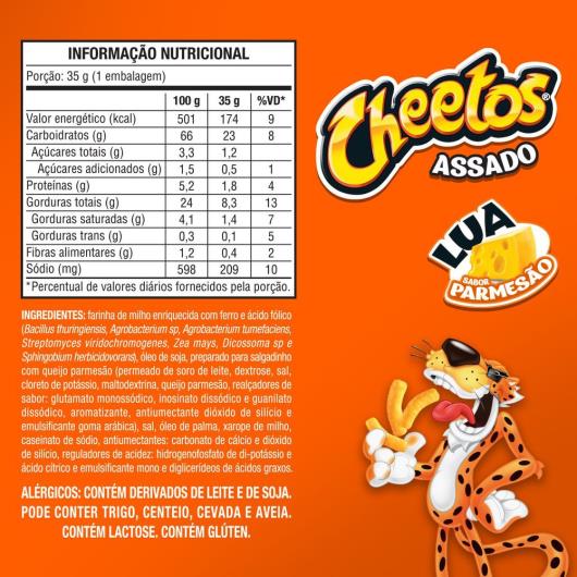 Salgadinho Lua Parmesão Elma Chips Cheetos 35G - Imagem em destaque