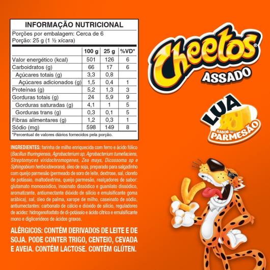 Salgadinho Lua Parmesão Elma Chips Cheetos 143G - Imagem em destaque