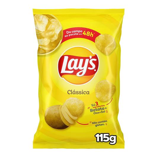 Batata Frita Lisa Clássica Lays 115G - Imagem em destaque