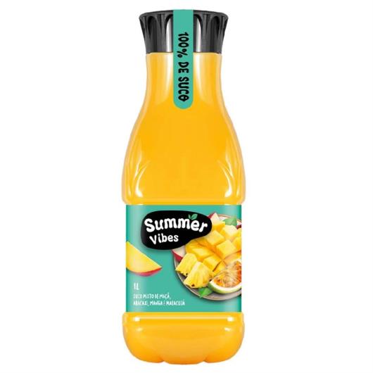 Suco Misto Summer Vibes Manga, Maracujá, Abacaxi e Maça 1l - Imagem em destaque