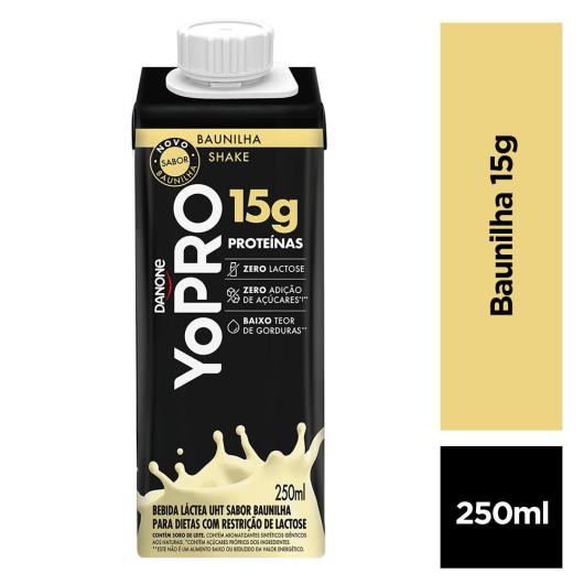 Bebida Láctea UHT YoPRO Baunilha 15g de proteínas 250ml - Imagem em destaque