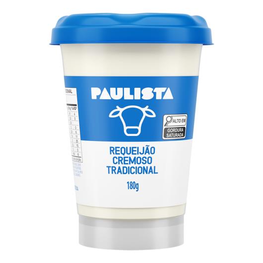 Requeijão Cremoso Tradiconal Paulista Copo 180g - Imagem em destaque