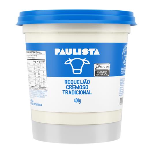 Requeijão Cremoso Tradicional Paulista Pote 400g - Imagem em destaque