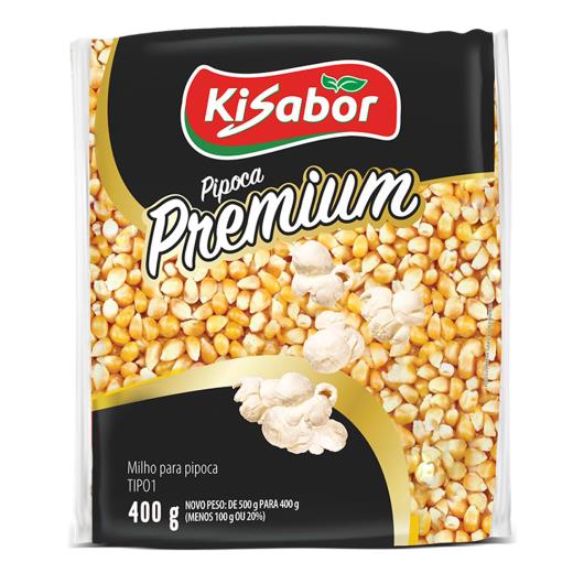 Milho Pipoca Kisabor Premium 400g - Imagem em destaque