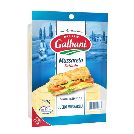 Queijo Mussarela Fatiado Galbani 150g - Imagem em destaque