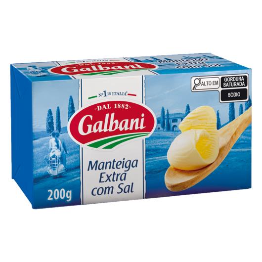 Manteiga Extra com Sal Galbani 200g - Imagem em destaque