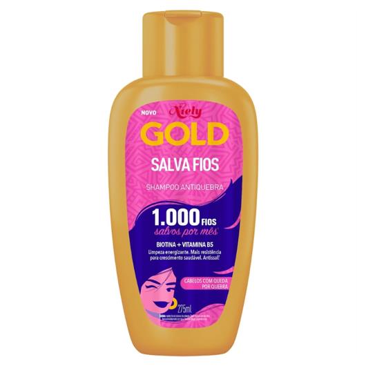 Shampoo Niely Gold Antiquebra Salva Fios 275ml - Imagem em destaque