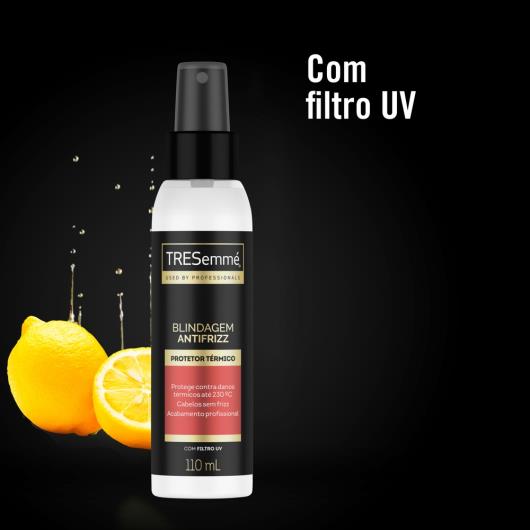 Protetor Térmico Líquido Tresemmé Blindagem Antifrizz Frasco 110ml Spray - Imagem em destaque