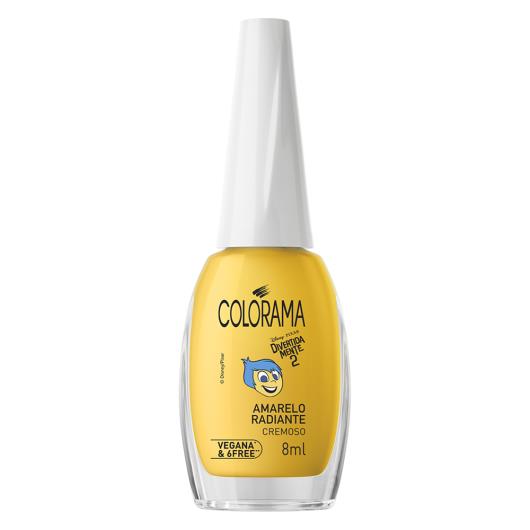 Esmalte Cremoso Colorama Amarelo Radiante 8ml - Imagem em destaque