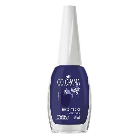 Esmalte Cremoso Roxô Tédio! Divertida Mente 2 Colorama Frasco 8ml - Imagem em destaque