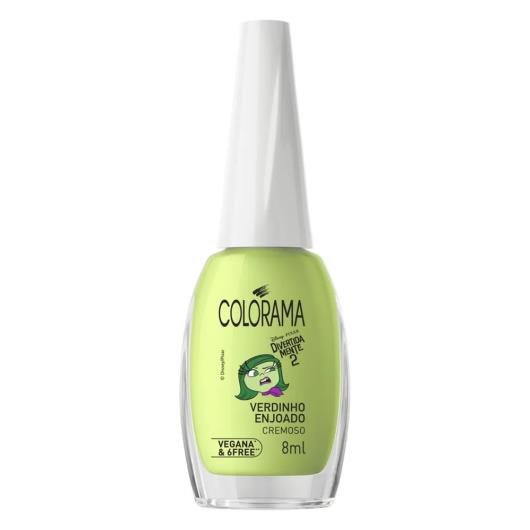 Esmalte Colorama Cremoso Verdinho Enjoado Divertidamente 8ml - Imagem em destaque