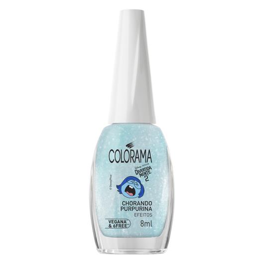 Esmalte Efeitos Chorando Purpurina Divertida Mente 2 Colorama Frasco 8ml - Imagem em destaque