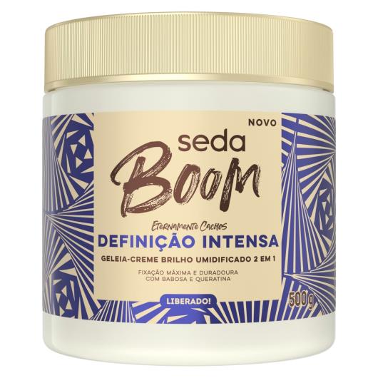 Geleia Creme 2 em 1 Seda Boom Definição Intensa 500g - Imagem em destaque