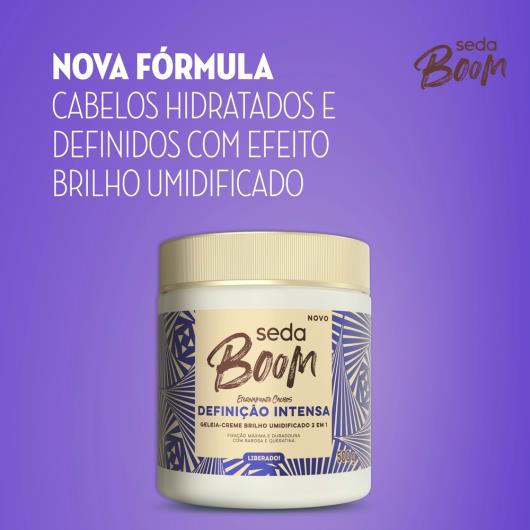 Geleia Creme 2 em 1 Seda Boom Definição Intensa 500g - Imagem em destaque