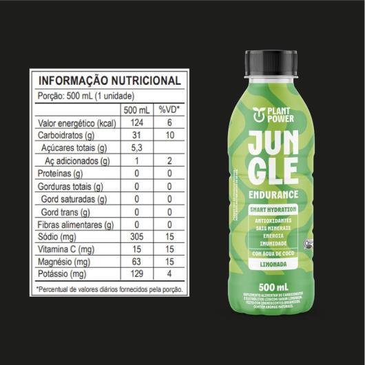 Isotônico Natural Jungle Limonada 500ml - Imagem em destaque