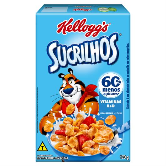 Cereal Matinal Kellogg's Sucrilhos 60% Menos Açúcares Caixa 170g - Imagem em destaque