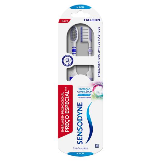 Escova Dental Macia Sensodyne Proteção Completa+ 2 Unidades - Imagem em destaque