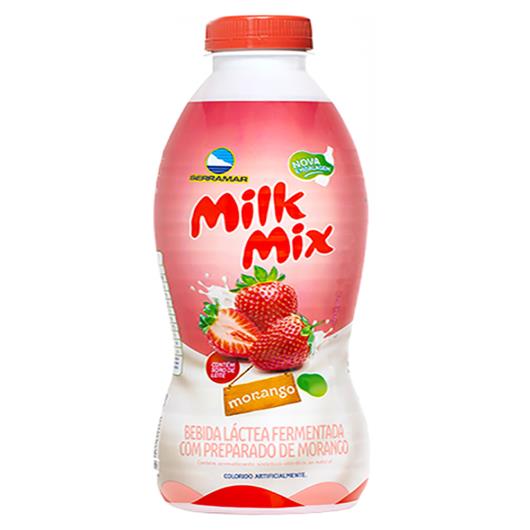 Bebida Láctea Parcialmente Desbatada Serramar Milk Mix Morango Embalagem Econômica Morango 1,250kg - Imagem em destaque