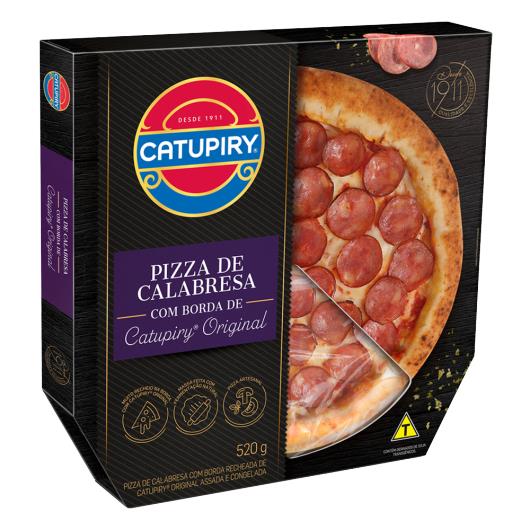 Pizza Artesanal Calabresa com Borda Recheada Catupiry Caixa 520g - Imagem em destaque