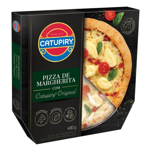 Pizza Artesanal Margherita com Catupiry Original Caixa 490g - Imagem em destaque