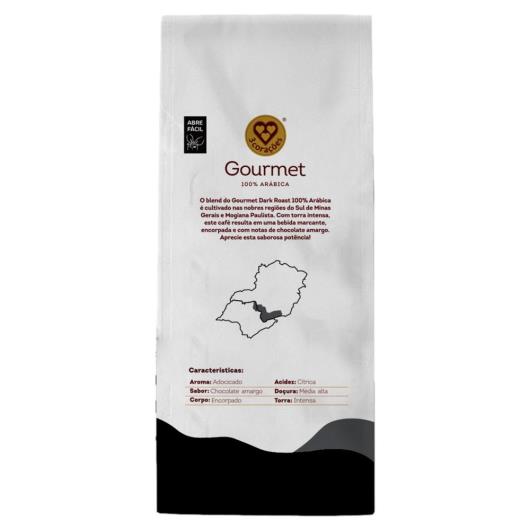 Café em Pó 3 Corações Gourmet Dark Roast 250g - Imagem em destaque