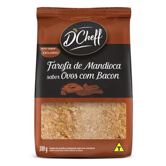 Farofa de Mandioca Ovos com Bacon D'Cheff 300g - Imagem em destaque