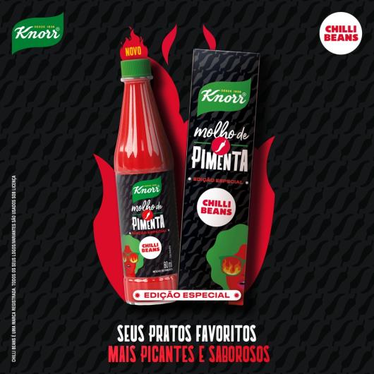 Molho de Pimenta Knorr Edição Especial Chilli Beans 60ml - Imagem em destaque