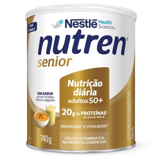 Complemento Alimentar Nutren Senior Sem Sabor 740g - Imagem em destaque