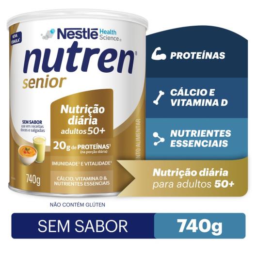 Complemento Alimentar Nutren Senior Sem Sabor 740g - Imagem em destaque