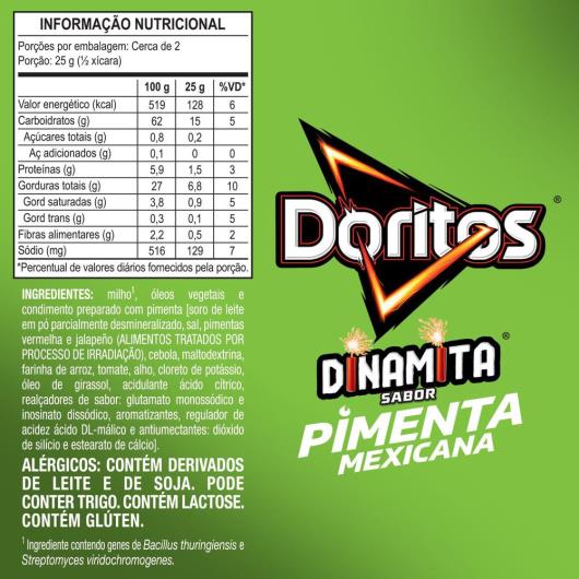 Salgadinho Dinamita Pimenta Mexicana Doritos 60G - Imagem em destaque