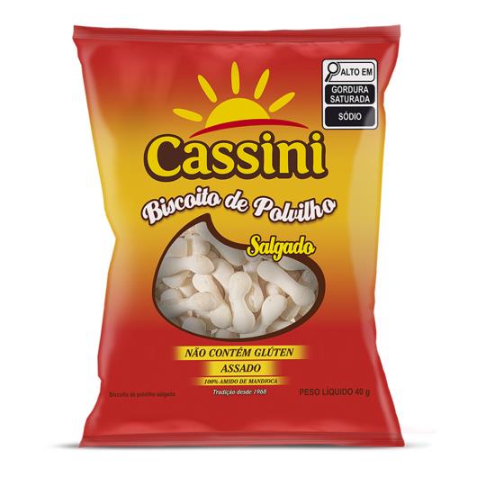 Biscoito de Polvilho Cassini Salgado 40g - Imagem em destaque